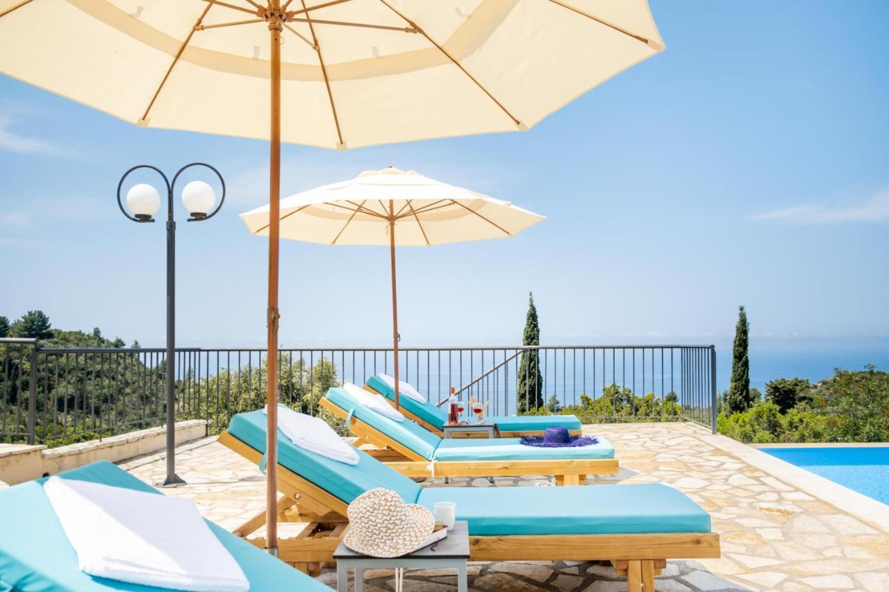 Sapphire Blue Villa Kalamítsi Exterior foto